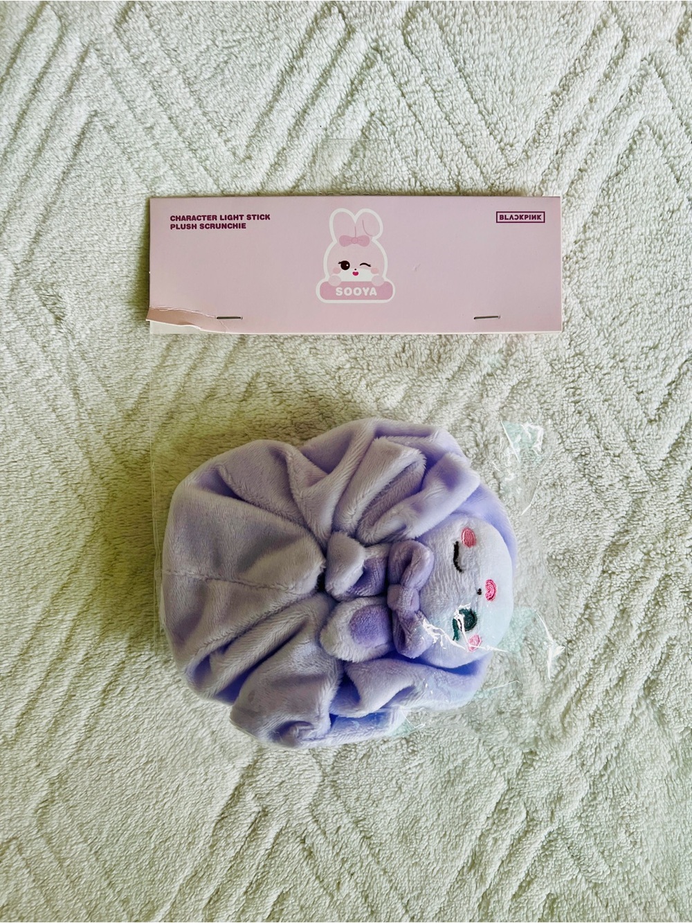 blackpink deadline la popup exclusive character plush scrunchie sooya jisoo